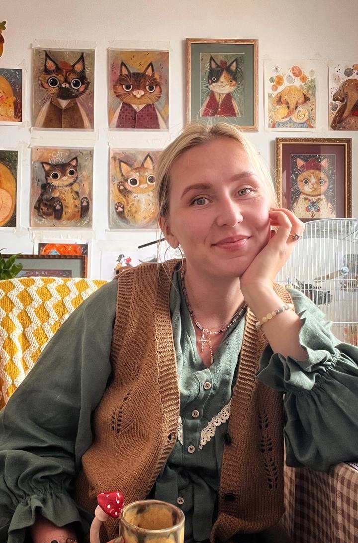 Portrait of Альона Кравченко, who works in the painting style (Uzhhorod, Ukraine) Photo 1 of 1.