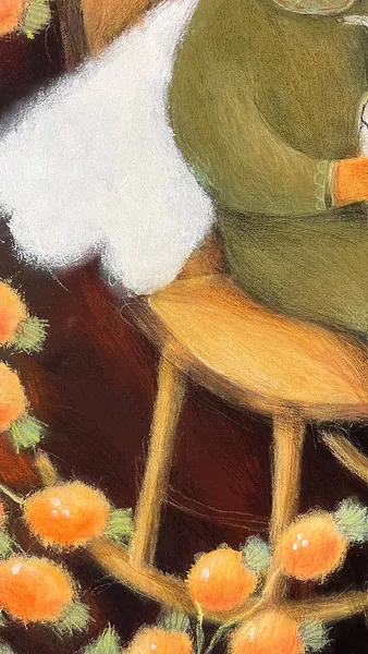 Image of Під шипшиною by Альона Кравченко, priced at $750 Photo 4 of 8.