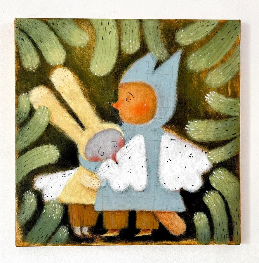 Image of обійми by Альона Кравченко, size: 40х40см