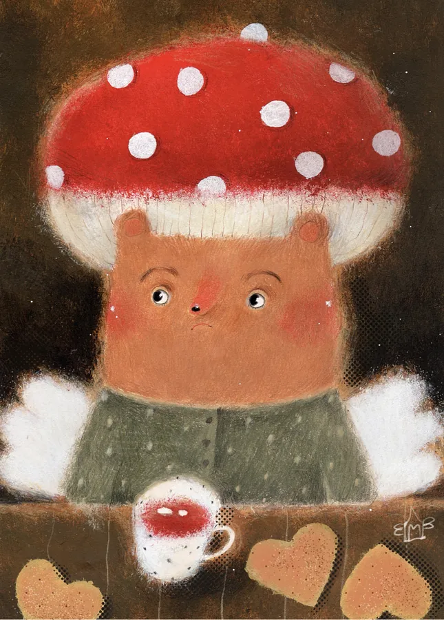 Image of ведмедик by Альона Кравченко, size: 30х40см, priced at $350