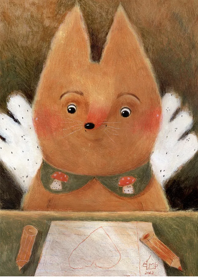 Image of лис by Альона Кравченко, size: 30х40см, priced at $350