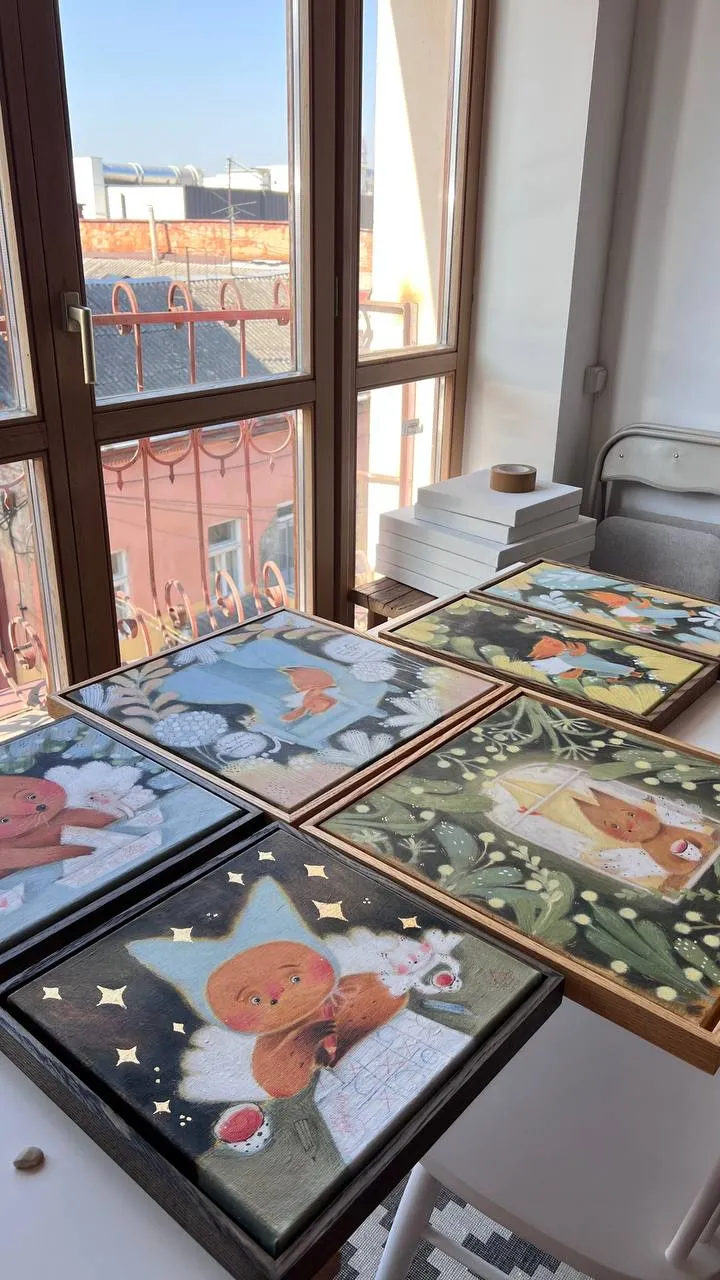 Image of Хрестики нуліки by Альона Кравченко, size: 30х30см, priced at $250 Photo 5 of 8.