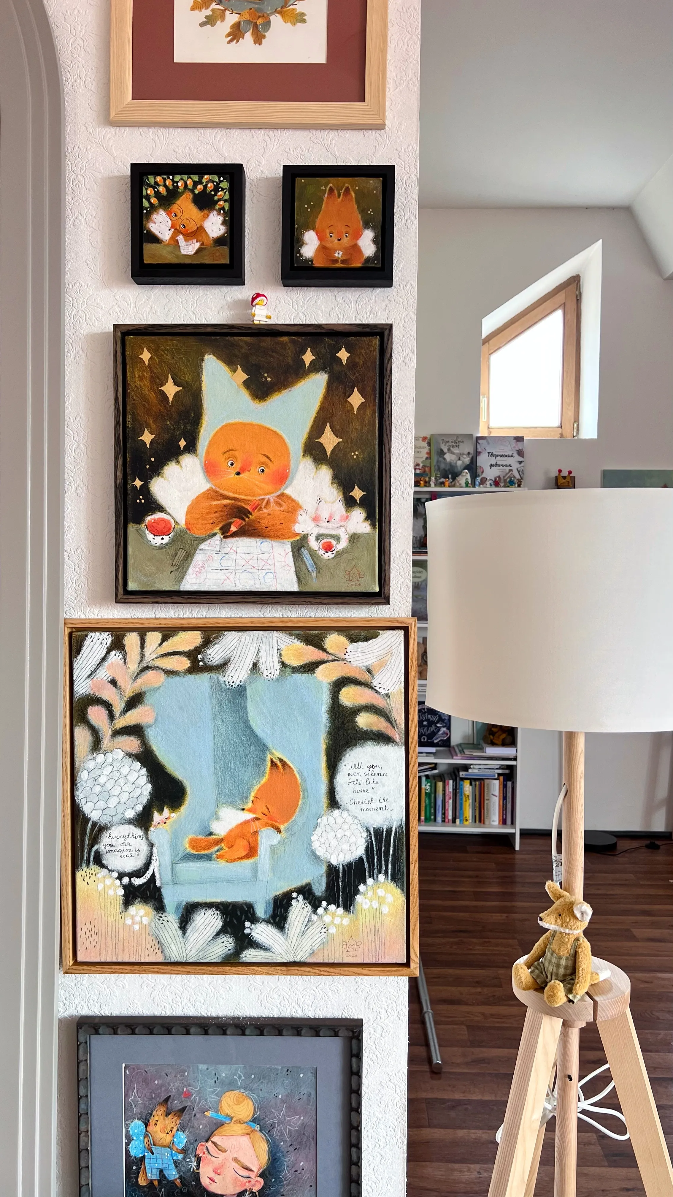 Зображення "Хрестики нуліки" від Альона Кравченко, розмір: 30х30см, матеріали: акрил,кольорові олівці,полотно, місто: Україна, ціна: $250 Фото 8 з 8.