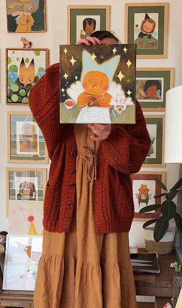 Image of Хрестики нуліки by Альона Кравченко, size: 30х30см, priced at $250 Photo 3 of 8.