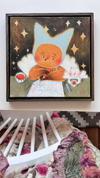 Image of Хрестики нуліки by Альона Кравченко, size: 30х30см, priced at $250 Photo 4 of 8.