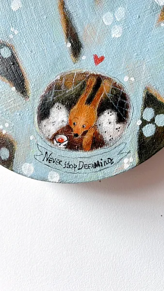 Image of never stop dreaming by Альона Кравченко, size: 20х20 см, priced at $150 Photo 6 of 6.