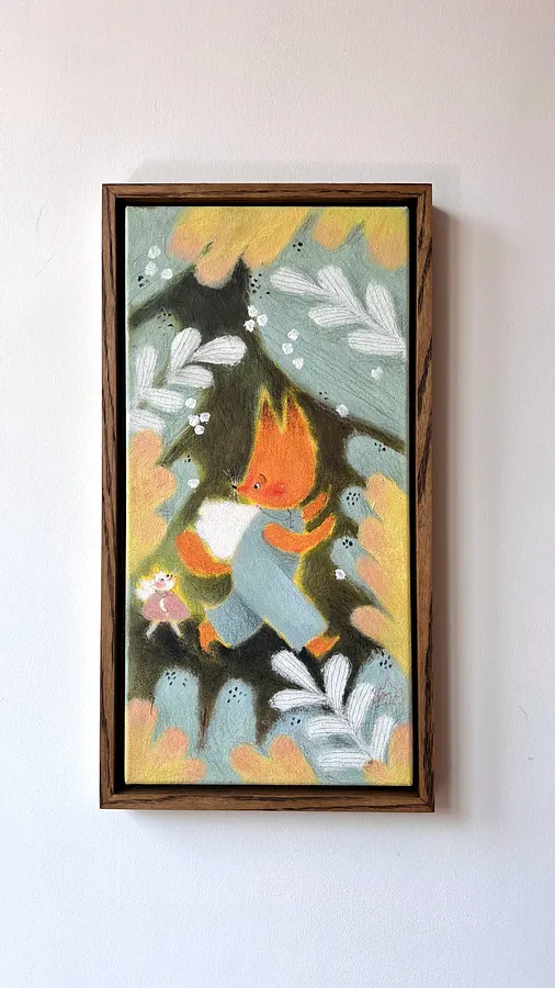 Image of в гості by Альона Кравченко, size: 20х40 см, priced at $200 Photo 1 of 4.