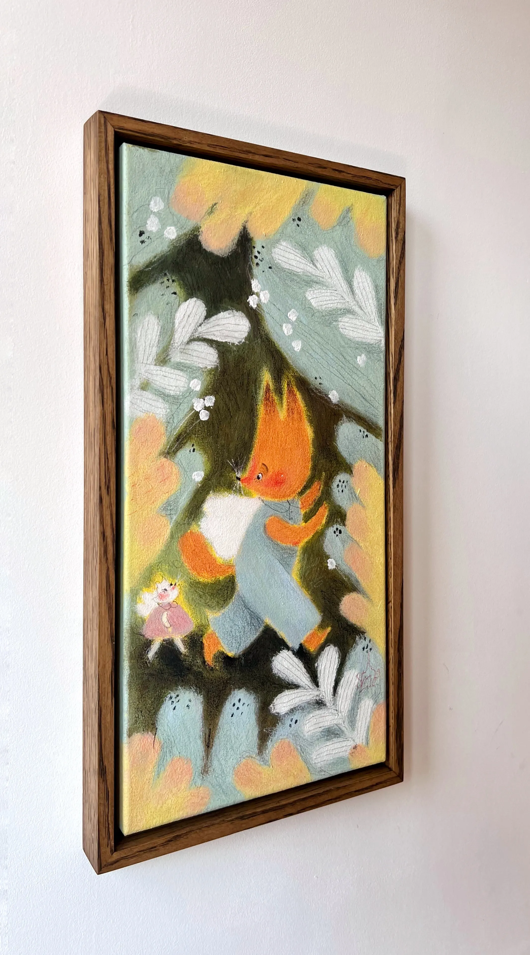 Image of в гості by Альона Кравченко, size: 20х40 см, priced at $200 Photo 4 of 4.